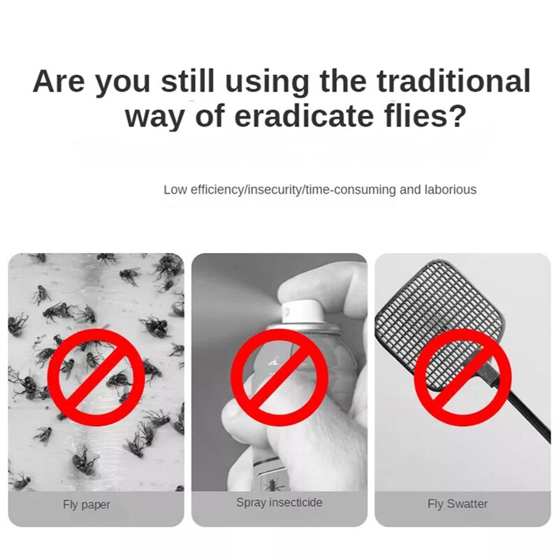 مصيدة ذباب ذكية وقابلة لإعادة الشحن